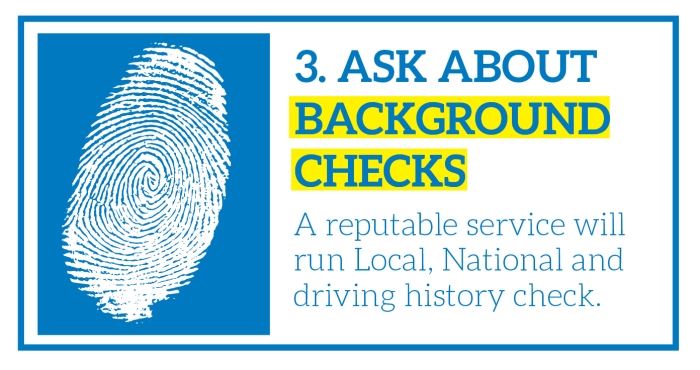 Ask About Background Checks